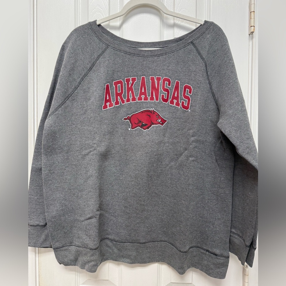 Arkansas Gray Sweatshirt